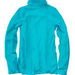 NWT.  J Crew Tissue Turtleneck.Tropical blue color. Size S.